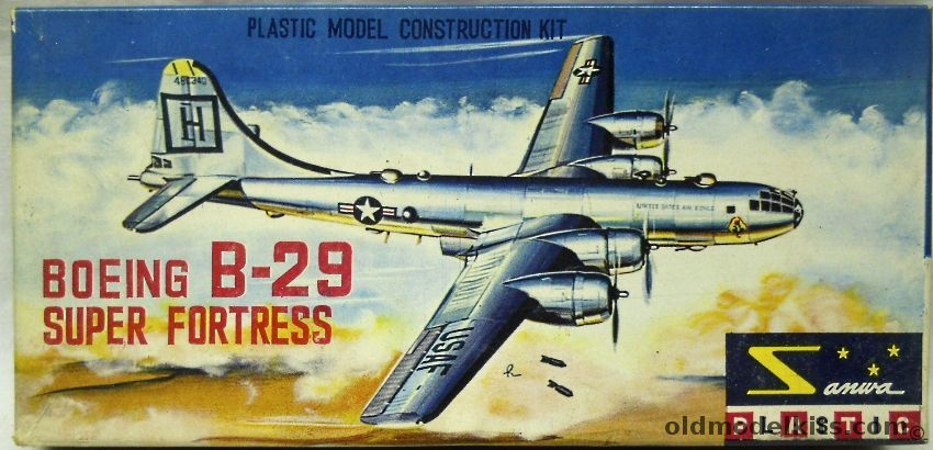 Sanwa 1/208 Boeing B-29 Superfortress, 134 plastic model kit